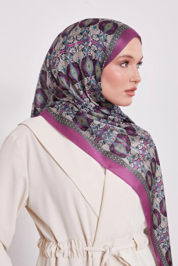 Levidor Reflection Pattern Indian Silk Shawl
