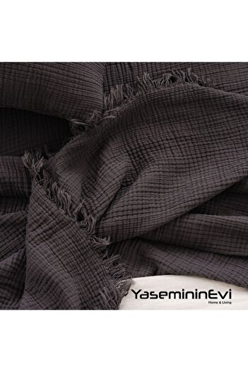 YASEMİNİNEVİ ACOȘ DE PAT MULTI MUSLINĂ CU 4 STRATURI PİKE (260 x 240 cm)