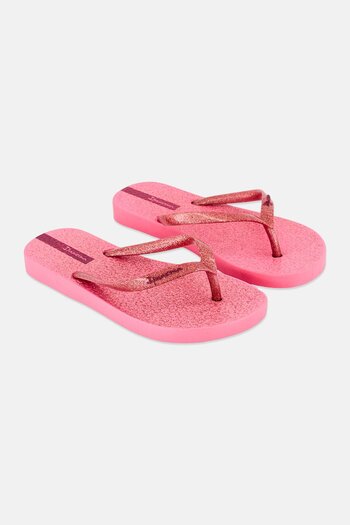 İpanema Kids Girl Clas Brazil II Glitter Slip On Slippers, Multicolor
