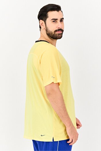 Nike Men Dri-Fit Short Sleeve Training T-Shirt, Orange