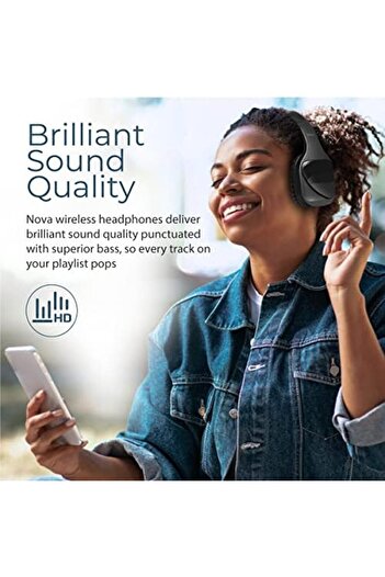 Promate Bluetooth Headphones, On-Ear Wired/Wireless Noise Isolation Headset with 3.5mm Audio Jack, F