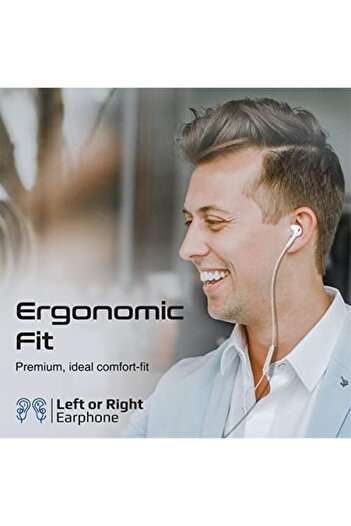 Promate Mono Earbud, Ergonomic In-Ear HD Wired Mono Earphone with Dynamic 13mm Drivers, Microphone,