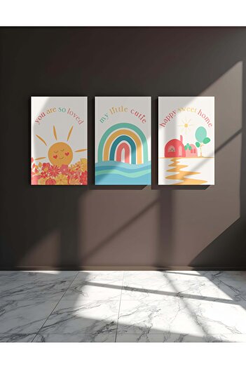 wudie Premium Quality Modern Painting Wall Painting Frame Look Kitchen Paintings 3 Piece Painting Bohemian Painting