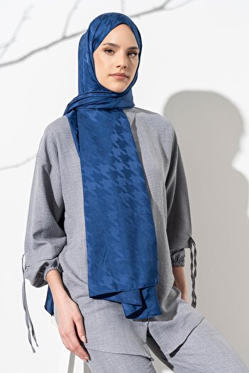 JAWEL Şal din jacquard cu model mare
