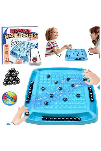 Toybox Chess Board With Magnetic Attraction Stimulate Imagination For Family