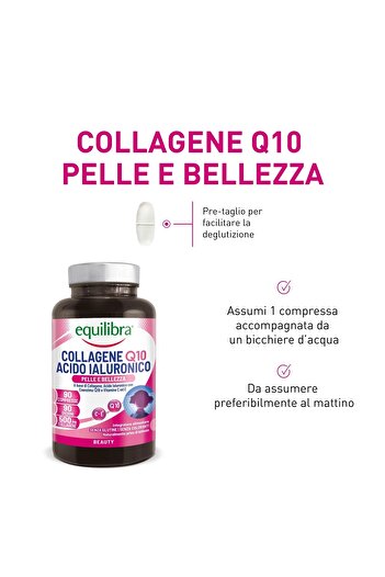 Equilibra Collagen Q10 and Hyaluronic Acid, 90 capsules, Equilibra