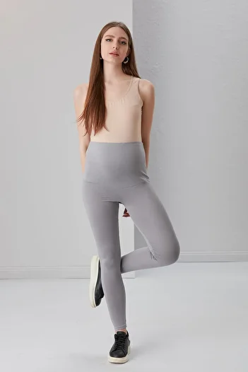 Işşıl Işşil 0500-Pregnant Viscose Liycra Full Length Leggings