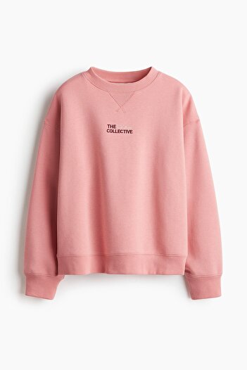 H&M Yazı Motifli Sweatshirt