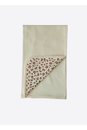 kitikate Organic Sweat Girl Blanket Natural
