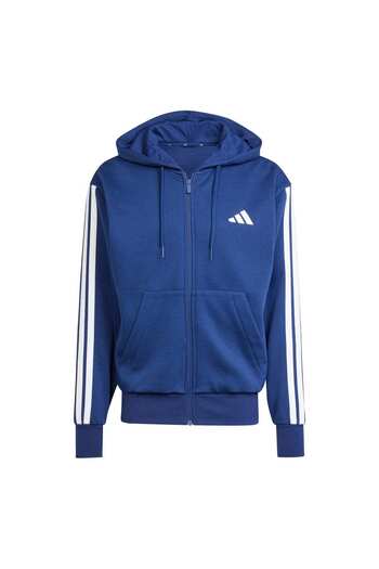 adidas Hanorac cu glugă din lână Essentials cu 3 dungi