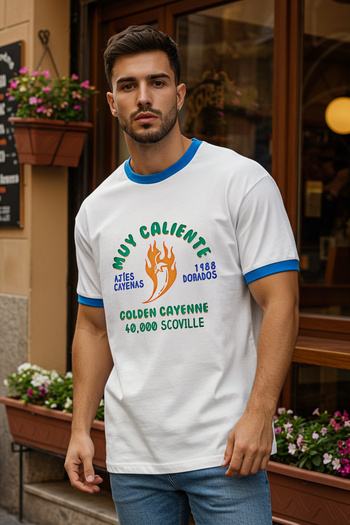 Trendyol Collection Ecru bedrucktes Boxy-T-Shirt – 100 % Baumwolle TMNSS25TS00050