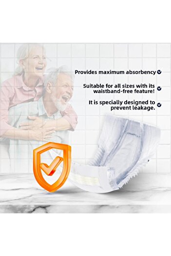 PEDİX Pedix Anatomical Patient Diapers Large Size (L) 40 Pieces (Without Belt)
