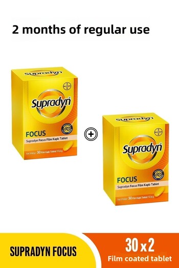 Supradyn Focus 30X2 Film Covered Tablet Regular Use for 2 Months