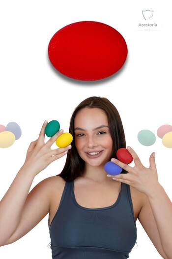 Akestoria Med Fc-050 Model Silicone Stress Ball - for Hand Exercise and Physical Therapy