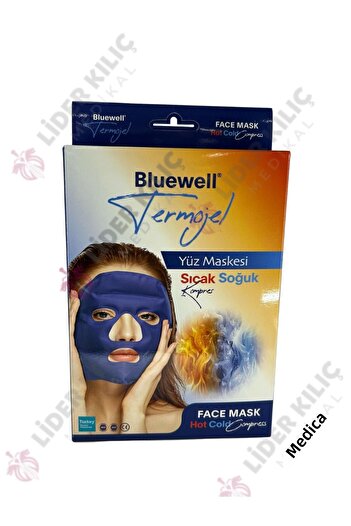 BLUWELL قناع الوجه الحراري بالضغط الساخن والبارد (مطلي بالقماش)