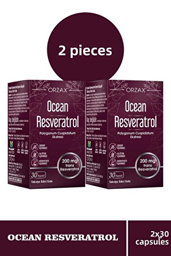 Ocean Resveratrol 200 Mg - 30 Capsules 2 Pieces