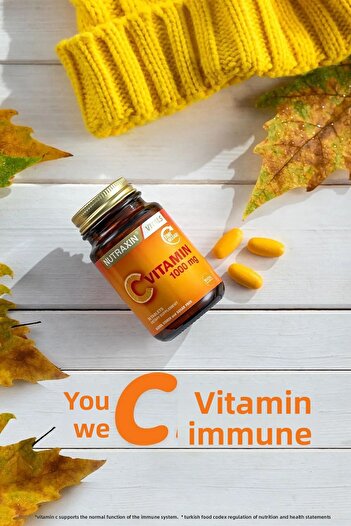 Nutraxin Vitamin C 1000 Mg - 30 Tablets x 2 Supplementary Food