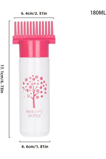 gaman Hair Care Oil Application Applicator Set for Easy Use Scalp Hair Care Oil Bottle (Set of 2)