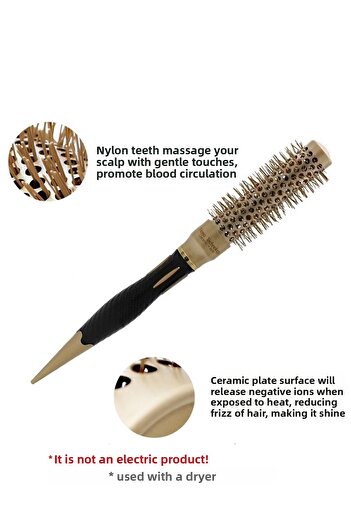 LAND OF MYTH 25 mm - Nano Technology Ceramic + Ionic Thermal Blow Βούρτσα μαλλιών, Επαγγελματική Σειρά