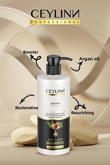 Ceylinn 500ml Argan Shampoo