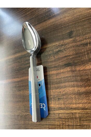 ENASHOP Stainless Steel Tablespoon Set – 12 Pieces – Classic Flat Model