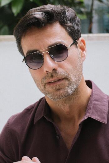 Bilge Karga Men's Sunglasses - Sakarca Black Silver Black Gradient