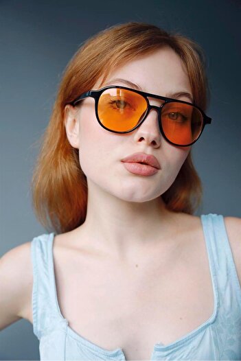 Bilge Karga Richard Black Orange Sunglasses