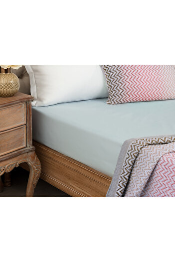 Madame Coco Manon King Size Plus 100% Cotton Ranforce Elastic Sheet