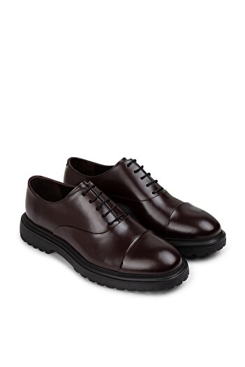 Deery Genuine Leather Claret Red Casual Men's Shoes