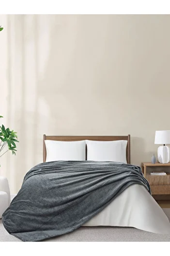 Donetella Single Size Fleece Blanket 170x210 cm, Floral Texture Soft & Cozy, 350 GSM for Bed & Sofa