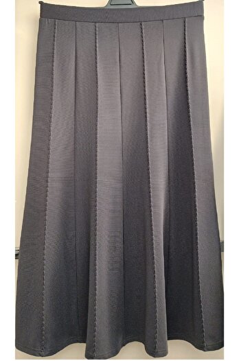 N.Y.YILDIZ STAR NAZAL 1, CLASS SCUBA FABRIC FLEXIBLE MOTHER LARGE SIZE MODELED PARTY RUBBERED SKIRT
