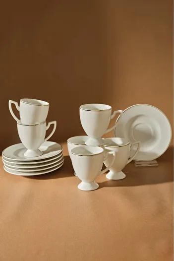 Karaca Boyoz Kaffeetassen-Set für 6 Personen, 85 ml