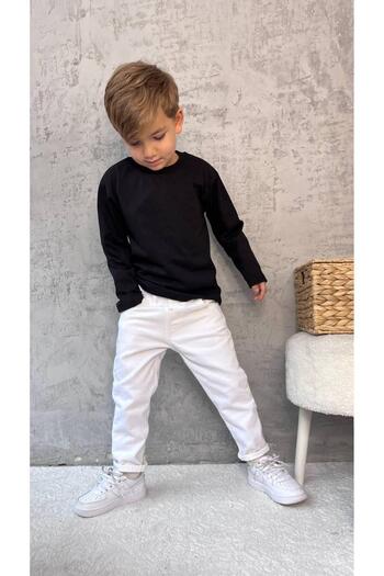 MİO Boy's Sweatshirt Pants Set Blue