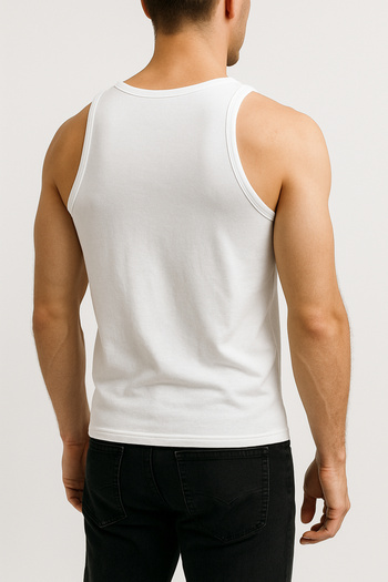 Çetinkaya 3 Pieces Men's 100% Cotton A Quality Strappy Classic White Combed Cotton Undershirt