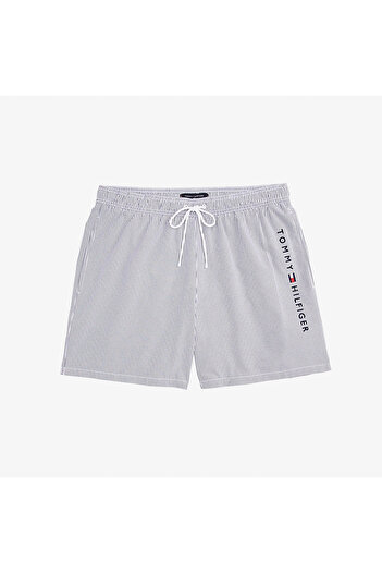 Tommy Hilfiger Çizgili Belden Bağlamalı Mayo Short Erkek MAYO SHORT UM0UM03265 0K5