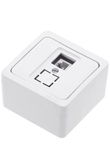 NE-AD 95-23-d1 - مقبس بيانات Cat6 واحد مثبت على السطح