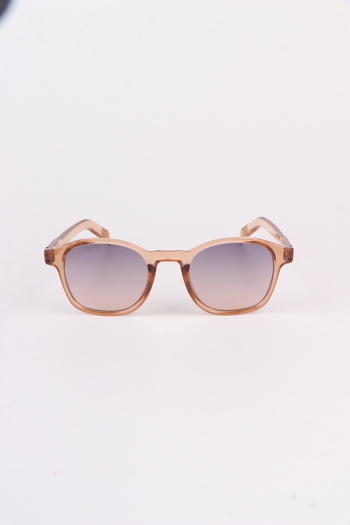 Eyesofia Hoani New Season Luxury Glass Unisex Black Orange Sunglasses