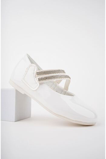 epaavm White Baby Shoes with Fork Helmet