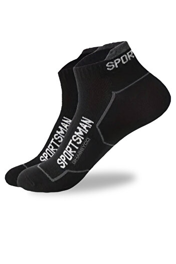 GHASSY CO. 6 Pairs Breathable Sweat Absorbent Running Football Men's Short Sports Socks for Fitness Training