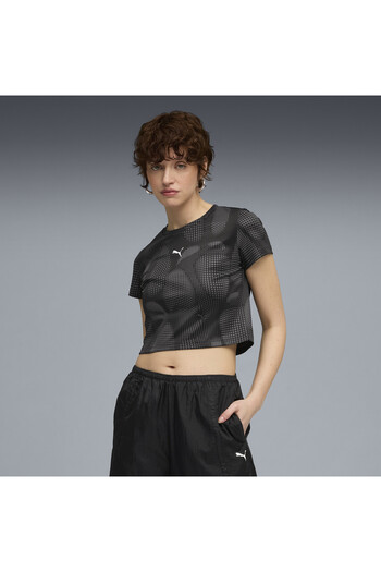 Puma DARE TO All Over Print Baby Tee Women