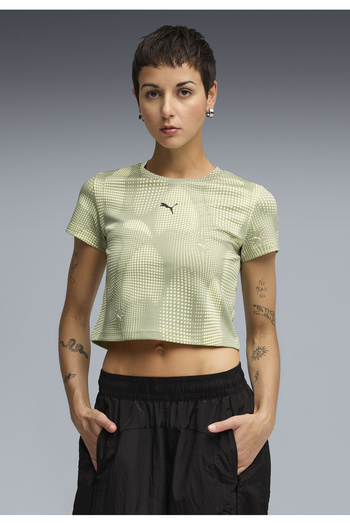 Puma DARE TO All Over Print Baby Tee Women