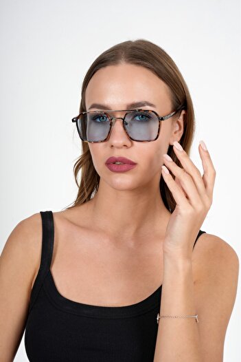 JULIANO 0039 Brown/Blue 54 Moonlight Sunglasses