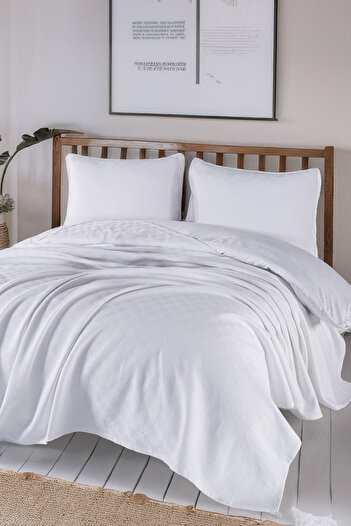 Isessia Loya 100% Cotton Double Pique |   Bedspread |   Seat Cover |   200 X 230