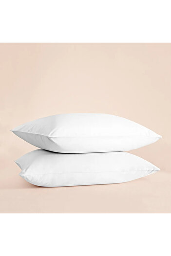 Penelope 100% Cotton Percale 2-Piece Pillowcase White - Pure Series