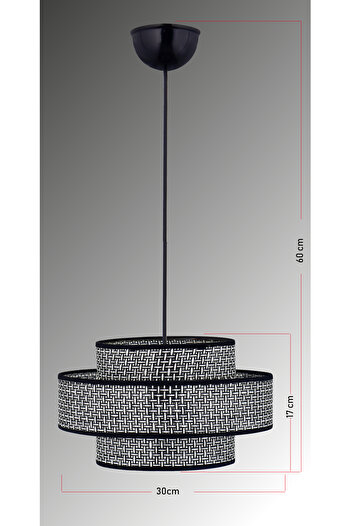 Emg DesiGn Doğal Hazeran Rattan 3 Katlı Pasta Sarkıt Avize Çocuk Odası Yatak Odası Salon Mutfak Hol Rattan01,