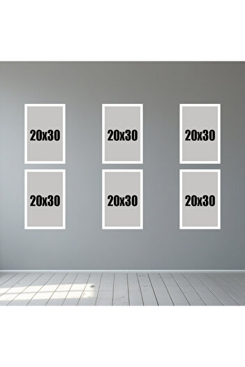 Tooall 21X30 White Blank Photo Frame Set – 1-Piece, 2-Piece, 3-Piece, 6-Piece, 9-Piece Wall Decor Frame