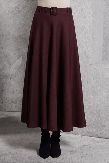 Alvina 60616 Model Belted Skirt