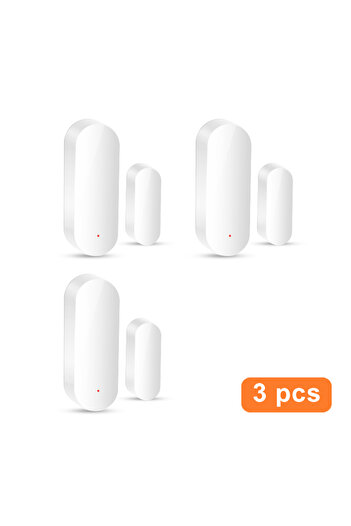 Choice 3pcs Tuya Smart WiFi Door Sensor Smart Home Open Close Detector Smartlife App Control Notification C