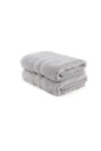 Hobby Set 2 prosoape bambus si bumbac 75x150cm, Hobby Home, Ayliz Gri deschis