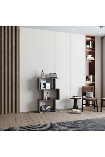 haaus.ro haaus Tokyo Shelf, 3 Drawers, Anthracite, 60 x 24 x 97 cm